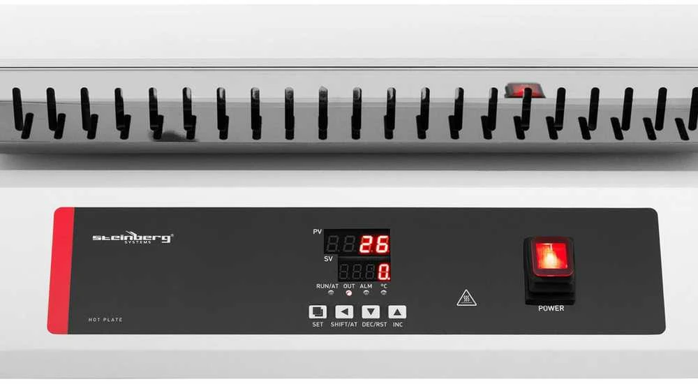 Steinberg Systems Laboratorinio šildytuvo šildymo plokštė 45x35cm 2650W iki 350C