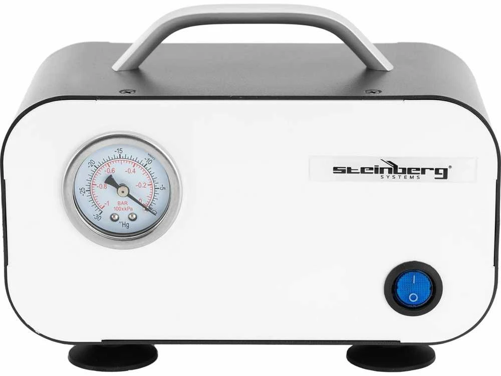 Steinberg Systems Laboratorinis vakuuminis siurblys su manometru, be alyvos, 10 l/min, 20 W