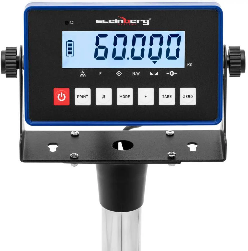 Steinberg Systems Pramoninės platforminės svarstyklės 40 x 50 cm 60 kg / 0,002 kg