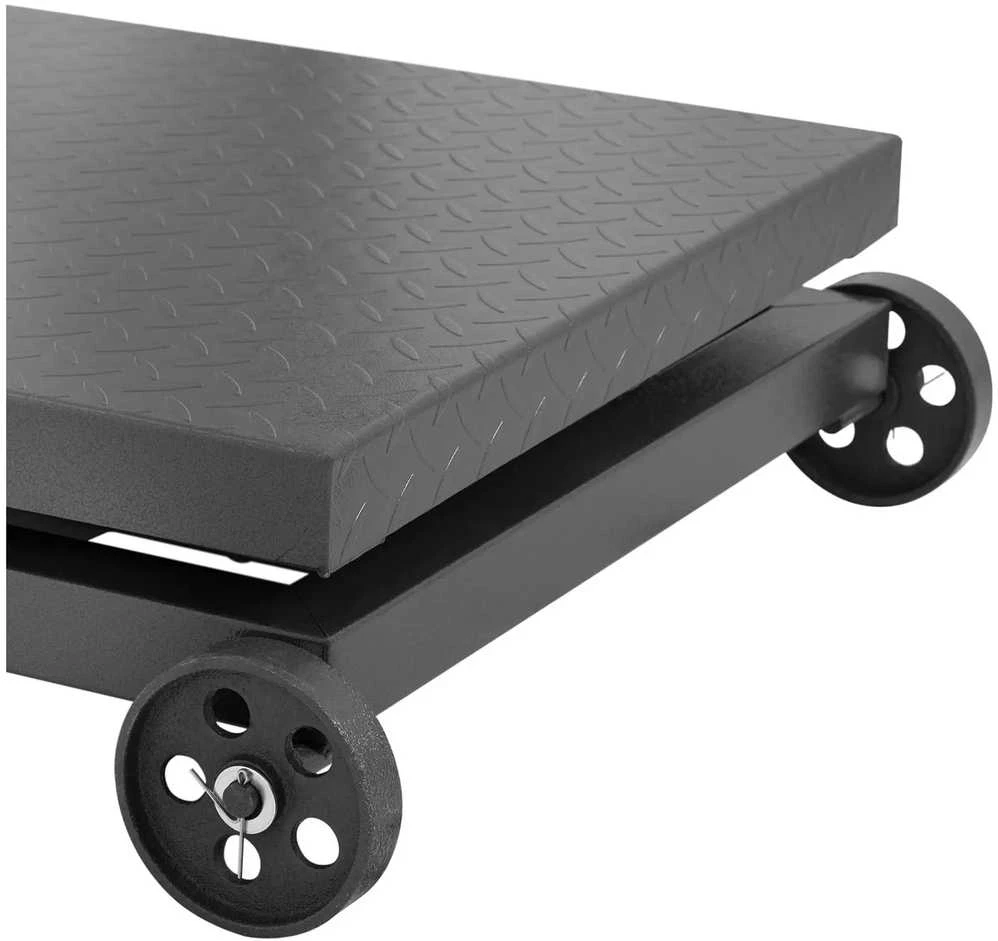 Steinberg Systems Pramoninės platforminės svarstyklės ant LED ratų 1000 kg / 200 g