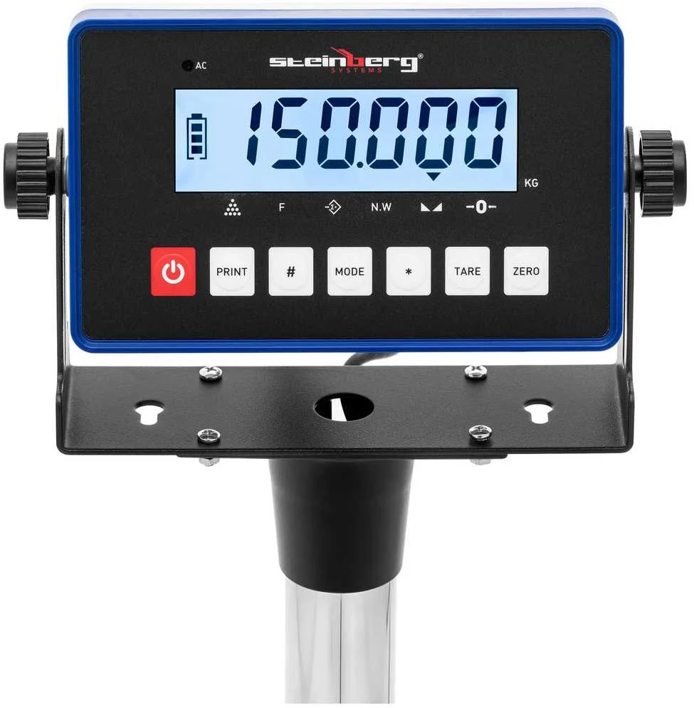 Steinberg Systems Pramoninės platforminės svarstyklės 40 x 50 cm 120 kg / 0,005 kg