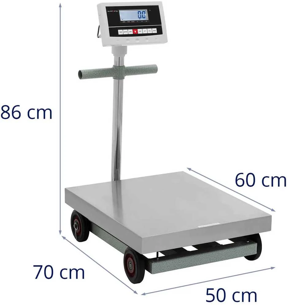 Steinberg Systems Sandėlio patikrinimo platformos svarstyklės 50 x 60 cm 600 kg / 0,1kg
