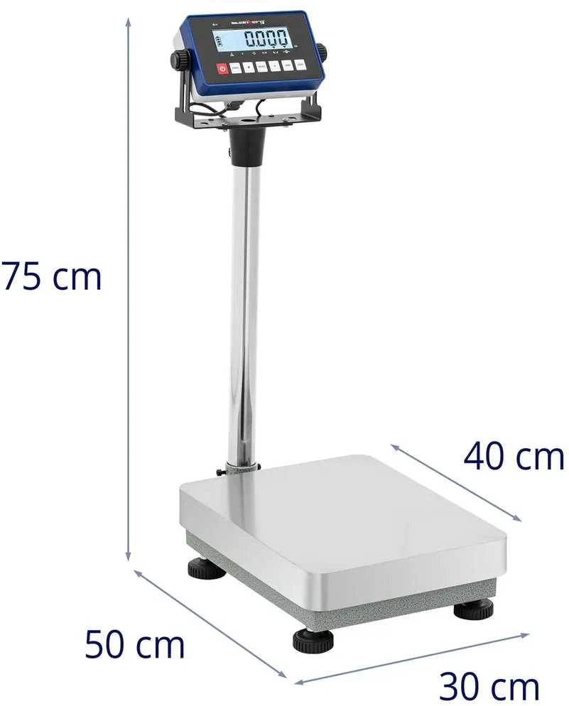 Virtuvinės svarstyklės Steinberg Systems Sandėlio platformos svarstyklės 30 x 40 cm 30 kg / 0,001 kg