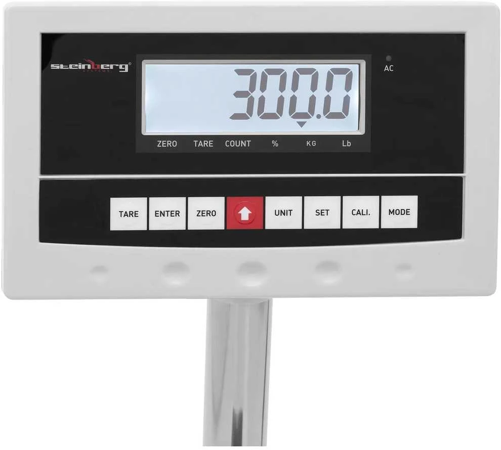 Steinberg Systems Sandėlio platformos svarstyklės 45 x 60 cm 300 kg / 0,01 kg
