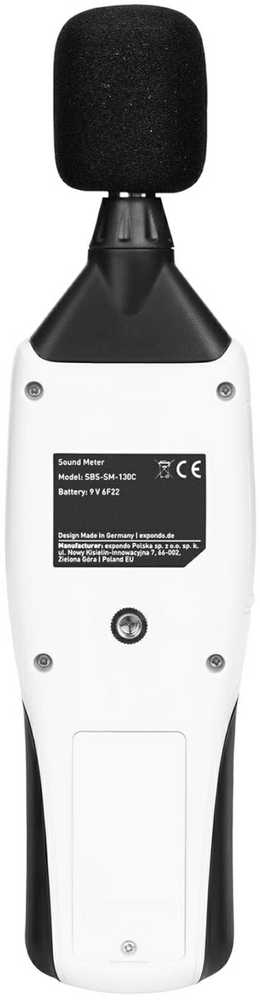 Steinberg Systems Skaitmeninis garso intensyvumo matuoklis, decibelų matuoklis 30-130 dB