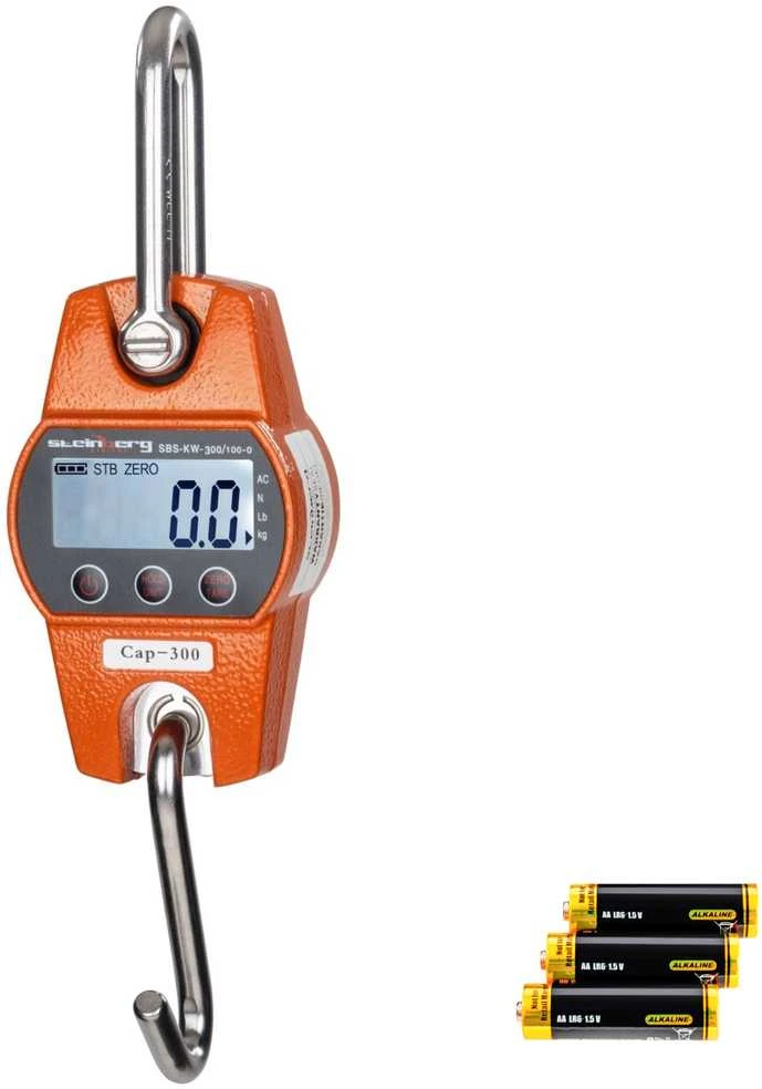 Virtuvinės svarstyklės Steinberg Systems Komercinės medžioklės kablio svarstyklės medžiotojams SBS-KW-300/100-O LCD iki 300kg