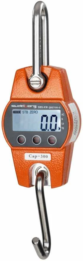 Virtuvinės svarstyklės Steinberg Systems Komercinės medžioklės kablio svarstyklės medžiotojams SBS-KW-300/100-O LCD iki 300kg
