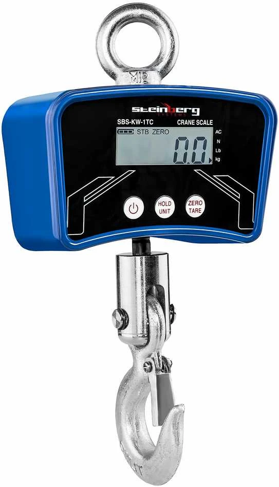 Steinberg Systems Kablio svarstyklės 1 tonai SBS-KW-1TC su maitinimo šaltiniu 1000kg / 0,2kg