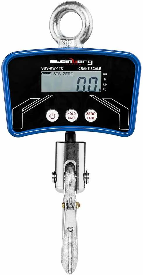 Steinberg Systems Kablio svarstyklės 1 tonai SBS-KW-1TC su maitinimo šaltiniu 1000kg / 0,2kg