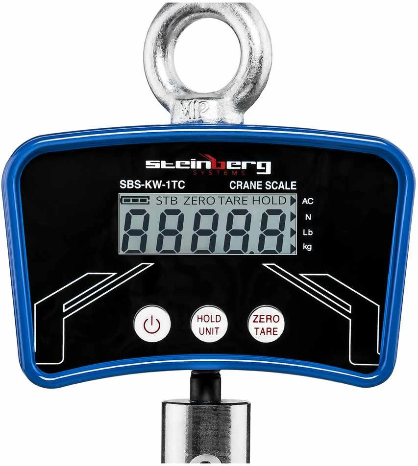 Steinberg Systems Kablio svarstyklės 1 tonai SBS-KW-1TC su maitinimo šaltiniu 1000kg / 0,2kg