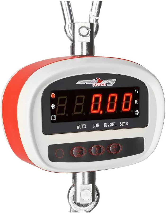 Steinberg Systems Pakabinamos kablio svarstyklės su nuotolinio valdymo pultu 300kg - LED