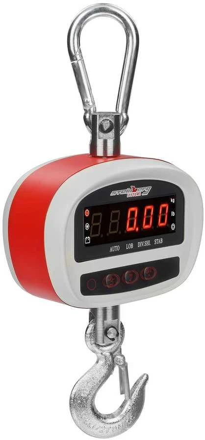 Steinberg Systems Pakabinamos kablio svarstyklės su nuotolinio valdymo pultu 300kg - LED
