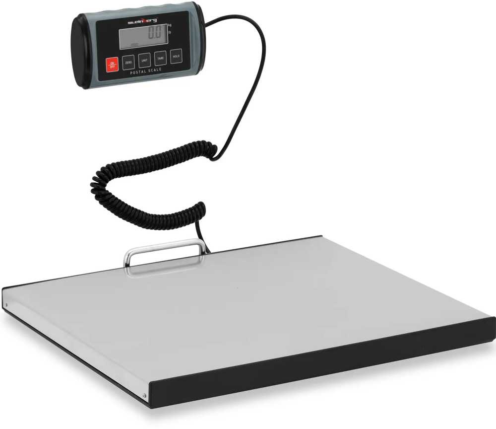 Virtuvinės svarstyklės Steinberg Systems Svarstyklės siuntų paštas LCD 35,5 x 40,5 cm 200 kg / 0,1kg