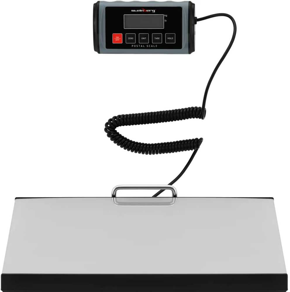 Virtuvinės svarstyklės Steinberg Systems Svarstyklės siuntų paštas LCD 35,5 x 40,5 cm 200 kg / 0,1kg