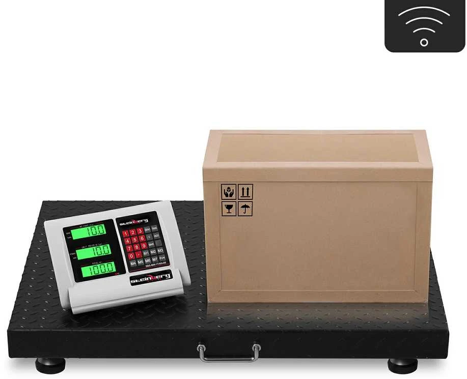 Virtuvinės svarstyklės Steinberg Systems Svoris belaidis WiFi SBS-BW-1T LCD laikymo platforma iki 1 tonos
