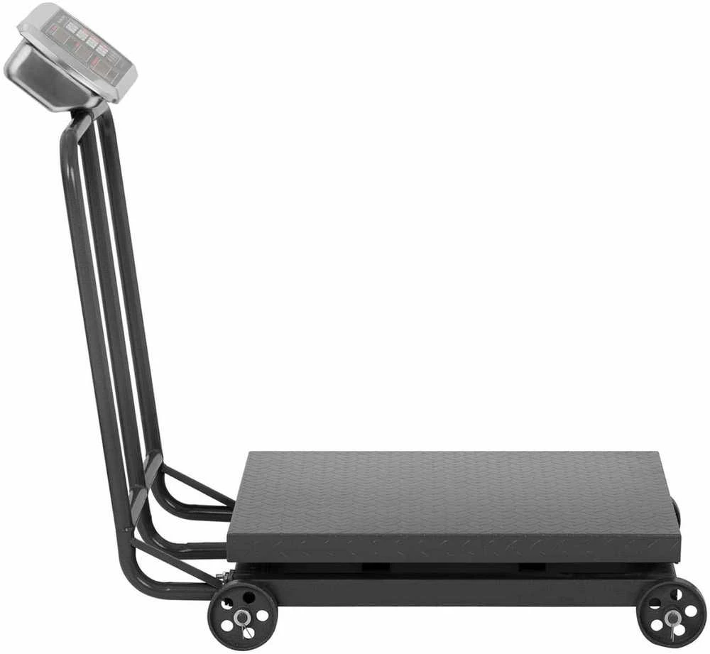 Steinberg Systems Pramoninės platforminės svarstyklės ant ratų 600 kg / 100 g LCD