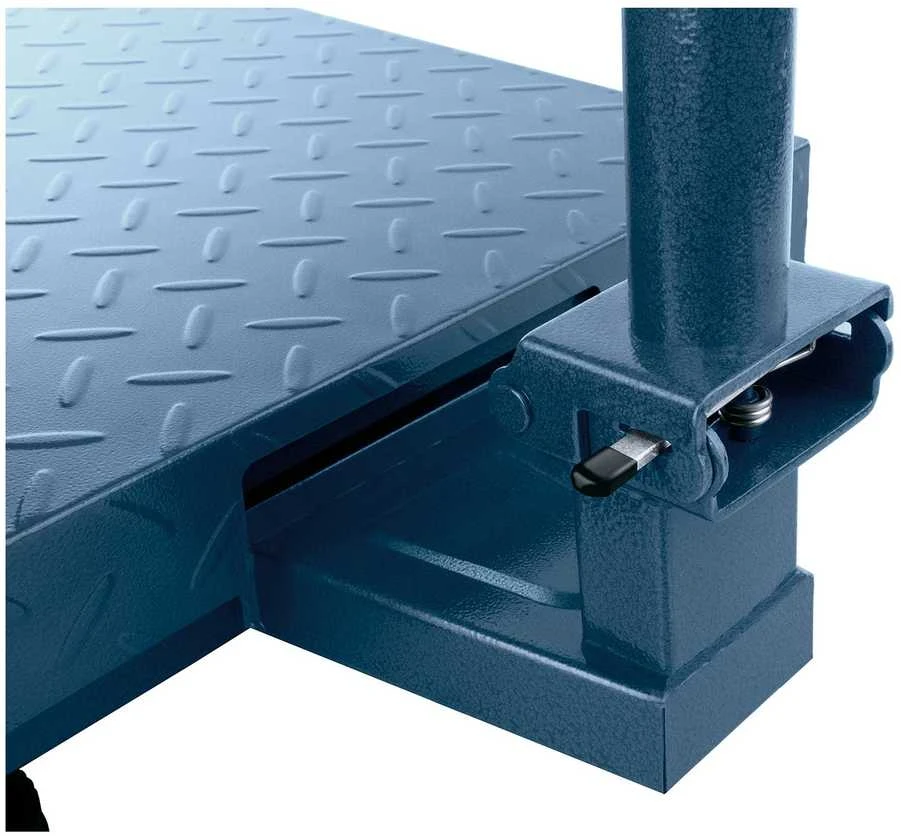 Steinberg Systems Sandėlio platforminės svarstyklės skaičiuojamos sulankstomos 40x50cm maitinimo šaltinis + baterija 150kg / 50g