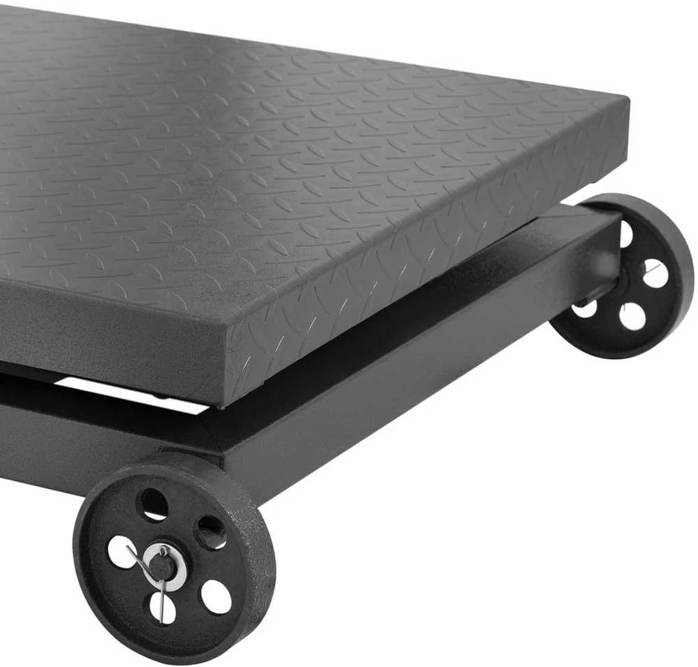 Steinberg Systems Pramoninės platforminės svarstyklės ant ratų 600 kg / 100 g LCD