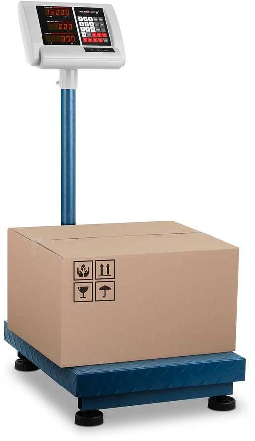 Steinberg Systems Sandėlio platforminės svarstyklės skaičiuojamos sulankstomos 40x50cm maitinimo šaltinis + baterija 150kg / 50g
