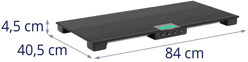 Virtuvinės svarstyklės Steinberg Systems Svarstyklės platformowa weterynaryjna augintiniams 84 x 40.5 cm 150 kg / 50 g
