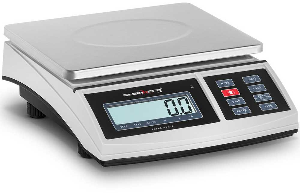 Virtuvinės svarstyklės Steinberg Systems Pašto svoris LCD laiškų siuntiniams 15 kg / 0,5 g