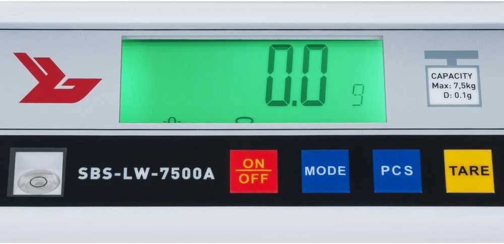 Virtuvinės svarstyklės Steinberg Systems SBS-LW-7500A LCD tiksli ir tiksli skalė nuo 0,1 g iki 7500 g