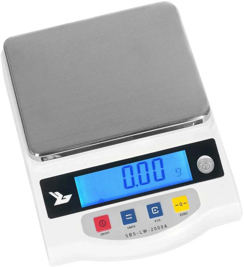 Virtuvinės svarstyklės Steinberg Systems SBS-LW-2000A LCD tiksli ir tiksli skalė nuo 0,01 g iki 2000 g