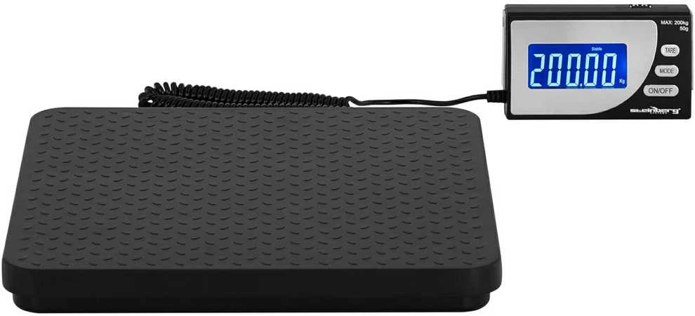 Virtuvinės svarstyklės Steinberg Systems Pramoninės siuntų svarstyklės iki 200 kg / 50 g LCD USB