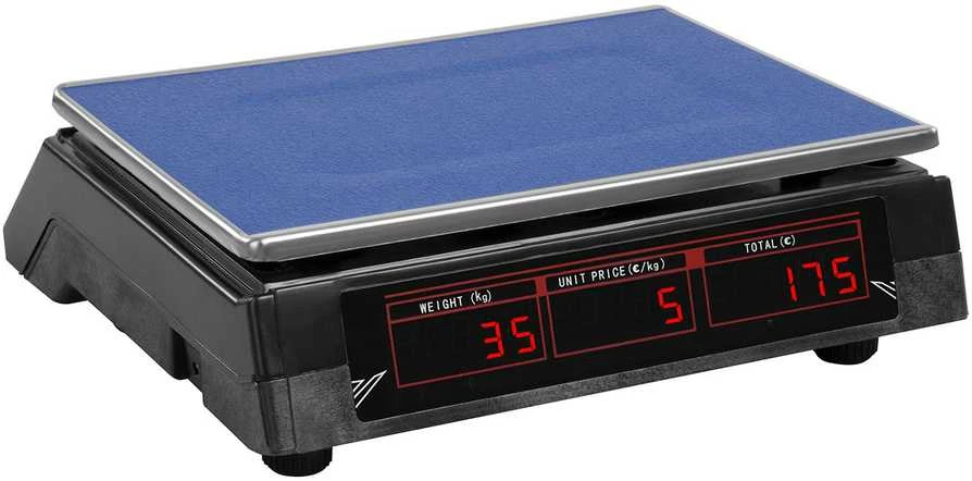 Virtuvinės svarstyklės Steinberg Systems Kaina komercinės svarstyklės, juodos, 30kg / 2g