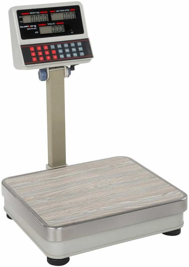 Steinberg Systems SBS-PW-60 LCD platforminės parduotuvės svarstyklės iki 60 kg