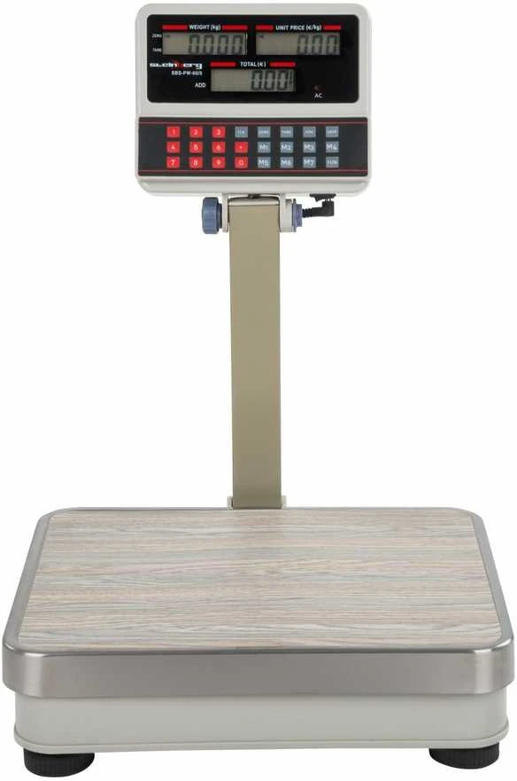 Steinberg Systems SBS-PW-60 LCD platforminės parduotuvės svarstyklės iki 60 kg