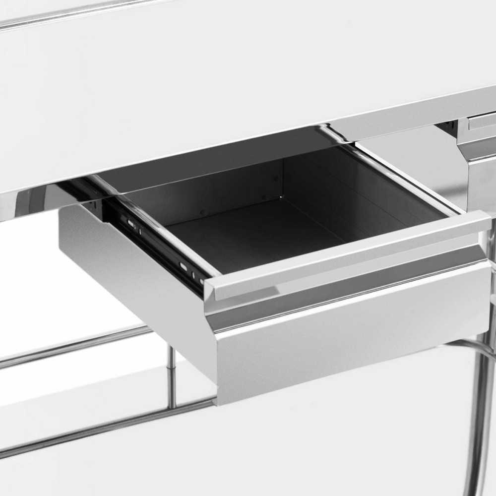 Steinberg Systems Laboratorinis vežimėlis kosmetikos procedūroms, plieno, 2 stalčiai, 2 lentynos, 84,5 x 66 x 87 cm
