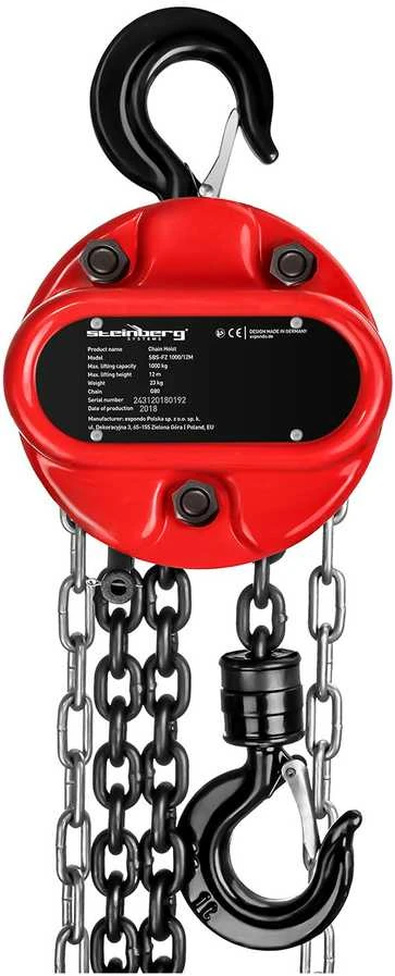 Steinberg Systems Gervės grandinės gervės grandinės keltuvas 1T / 12m