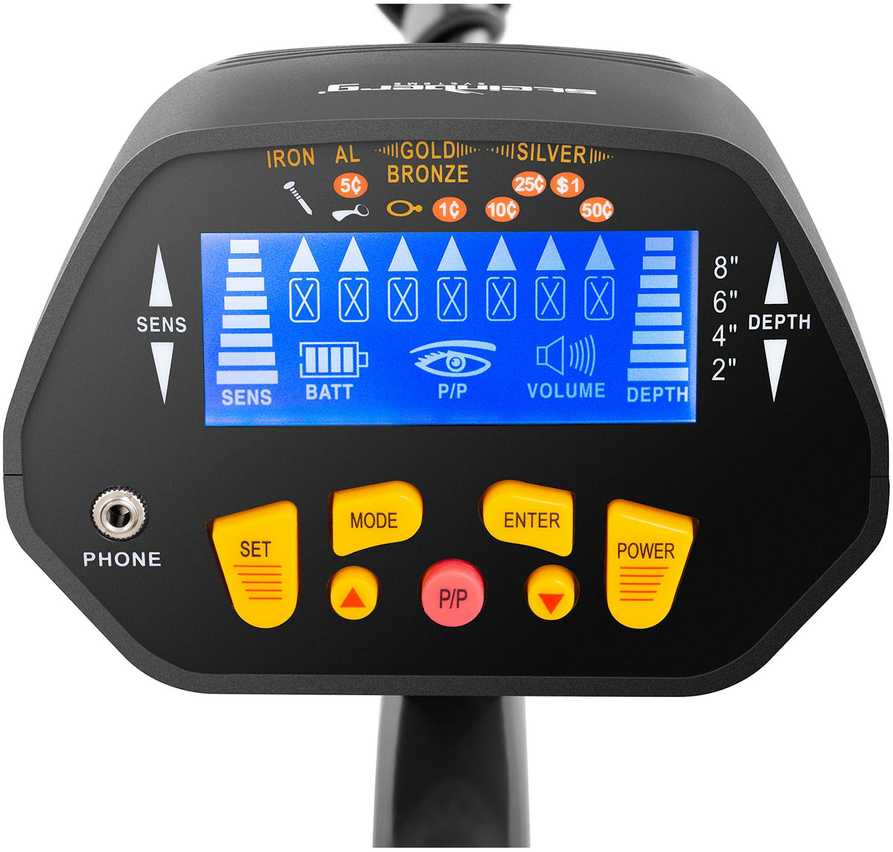 Steinberg Systems Vandeniui atsparus metalo detektorius, ilgis 121 cm, nuotolis 1,2 m SBS-MD-5
