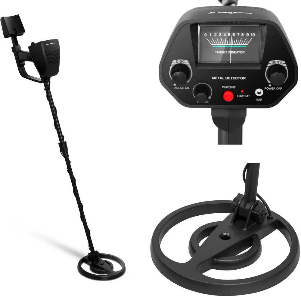 Steinberg Systems Vandeniui atsparus metalo detektorius, ilgis 105 cm, nuotolis 2 m SBS-MD-1