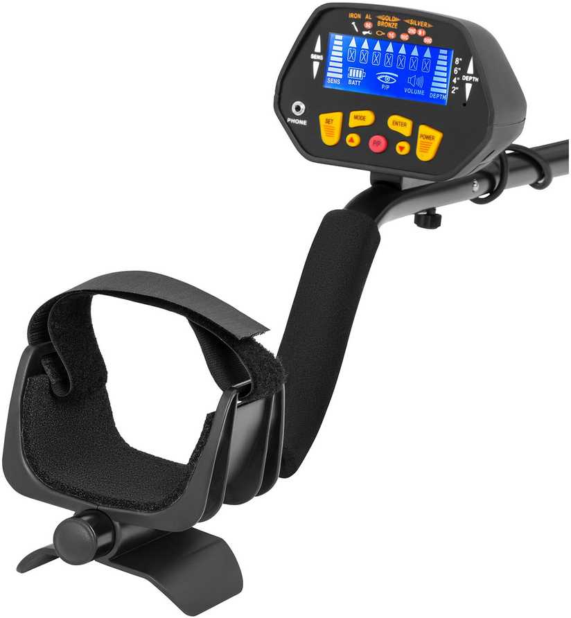 Steinberg Systems Vandeniui atsparus metalo detektorius, ilgis 121 cm, nuotolis 1,2 m SBS-MD-5