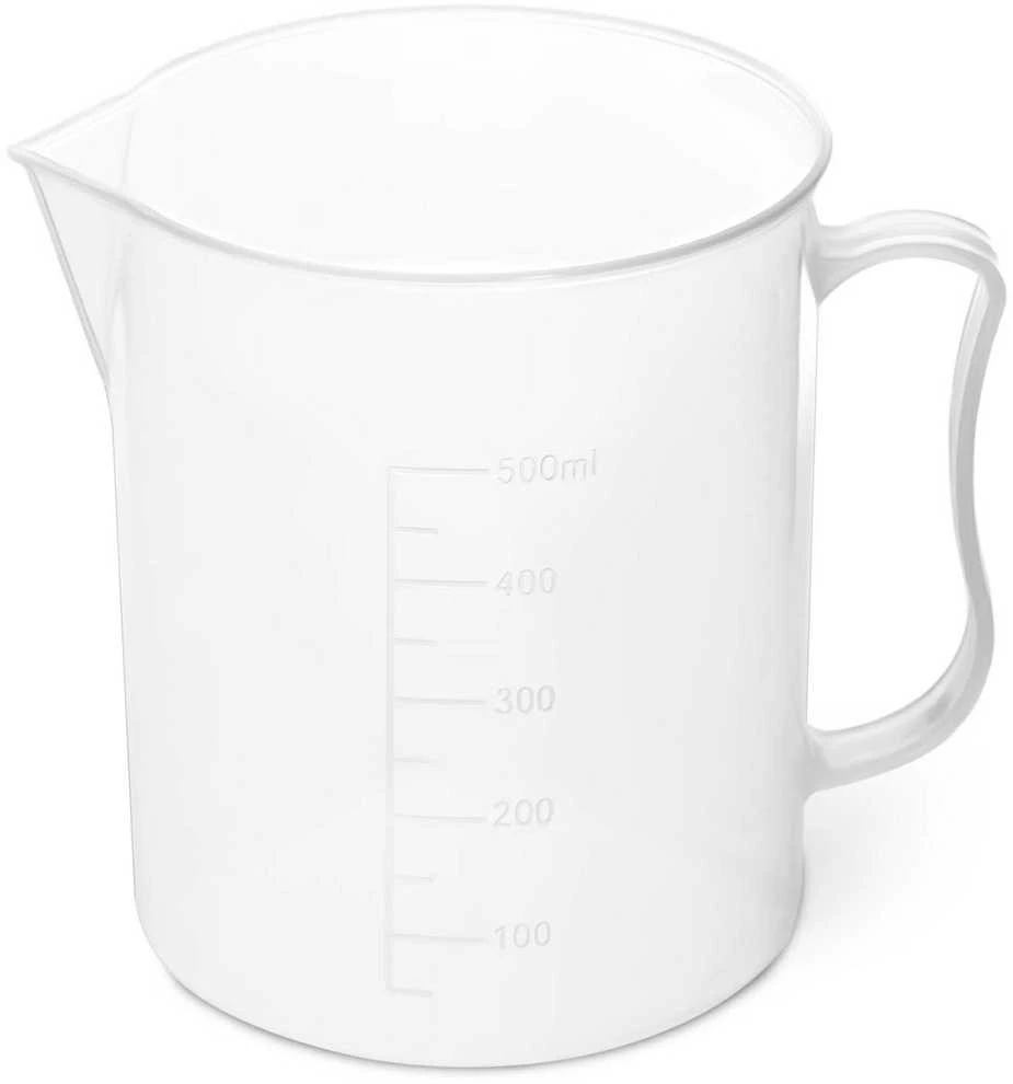 Steinberg Systems Plastikinė laboratorinė stiklinė su 500 ml gradacija - 10 vnt.