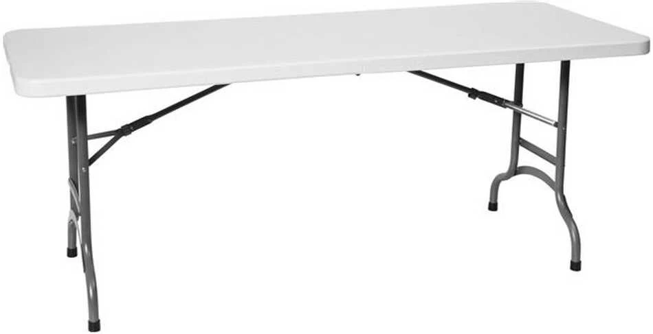 Sulankstomas maitinimo stalas baltas 152x70cm iki 150kg - Hendi 810927