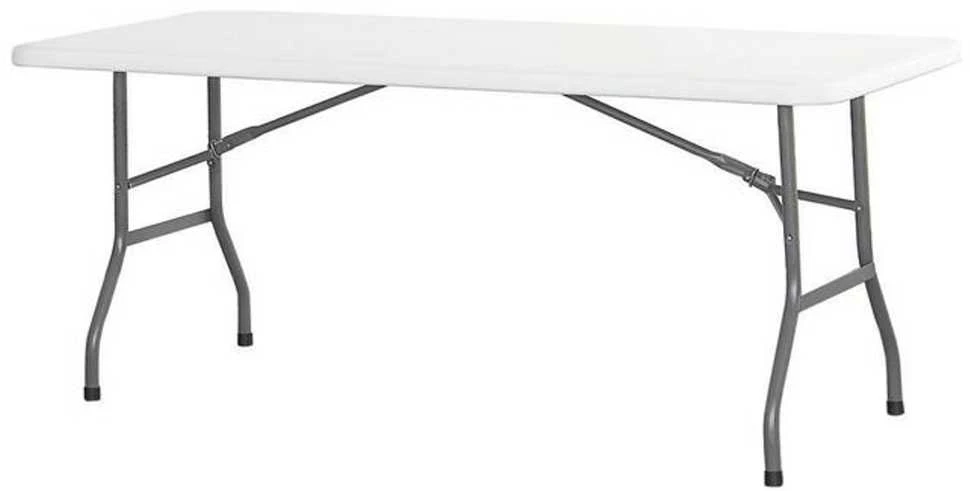 Sulankstomas maitinimo stalas baltas 180x74cm iki 150kg - Hendi 810897