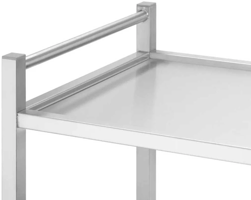 Suvirintas, mobilus, 2 lentynų maitinimo maitinimo vežimėlis iki 100 kg - Hendi 816691