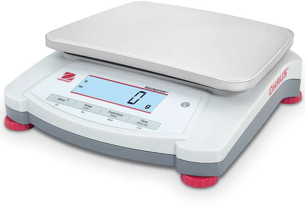 Virtuvinės svarstyklės Tikslios profesionalios techninės stalo svarstyklės NAVIGATOR NVT 6200g / 1g - OHAUS NVT6200