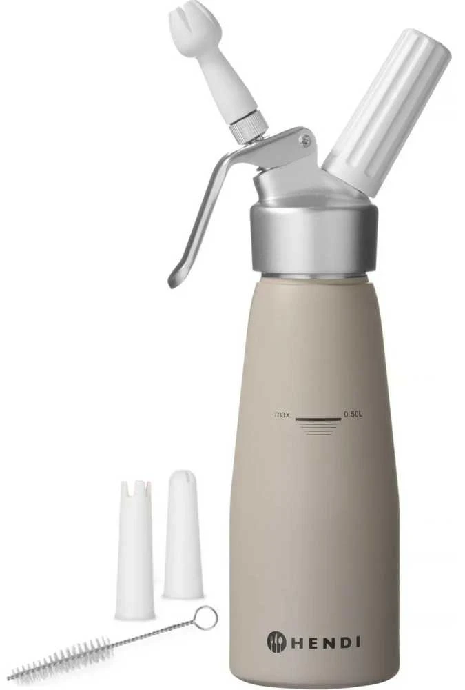 Plaktos grietinėlės gaminimo aparatas Taupe 0,5 L - Hendi 975893