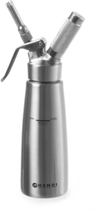 Profi Line plaktos grietinėlės sifonas 0,5l - Hendi 588017