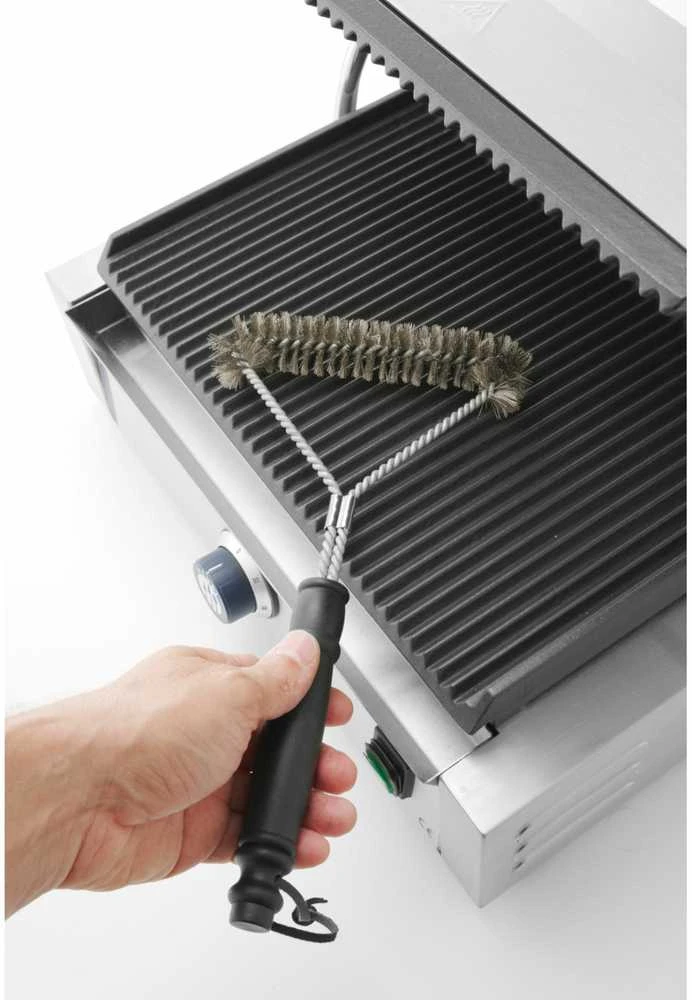 Vielinis šepetys nerūdijančio plieno BBQ grotelių griliui, Y SHAPE 310x170 mm - Hendi 525425