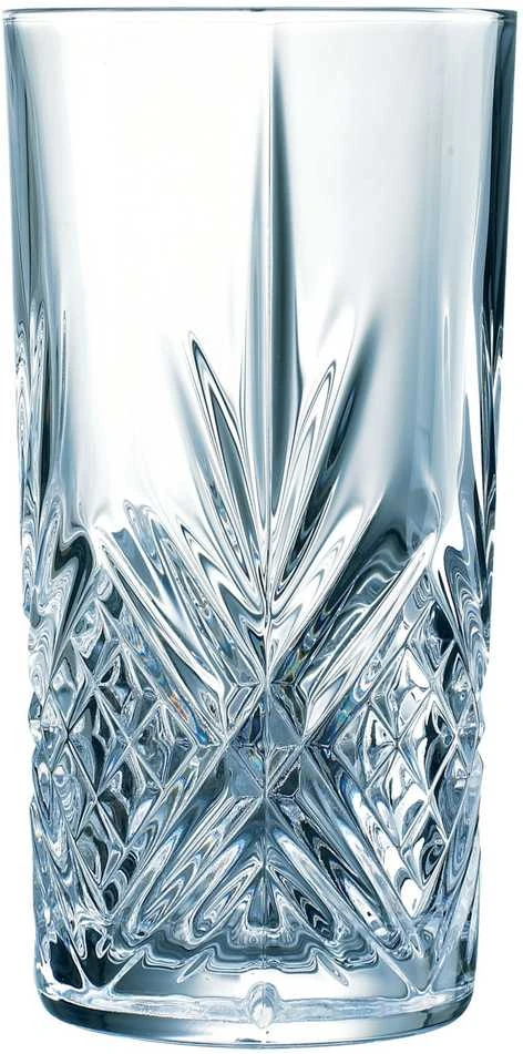 Arcoroc BROADWAY aukštos stiklinės su dideliu skaidrumu, 280 ml, 6 stiklinių rinkinys. Hendi L7256