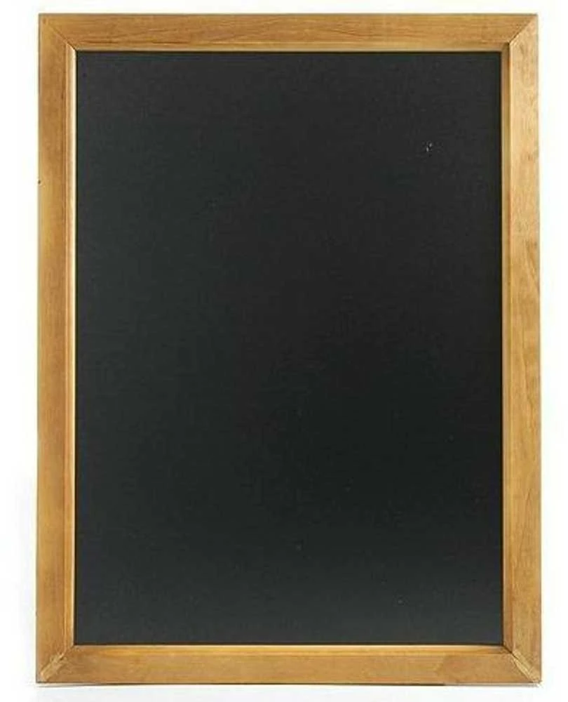 Juoda meniu lenta mediniu rėmu 600x800mm