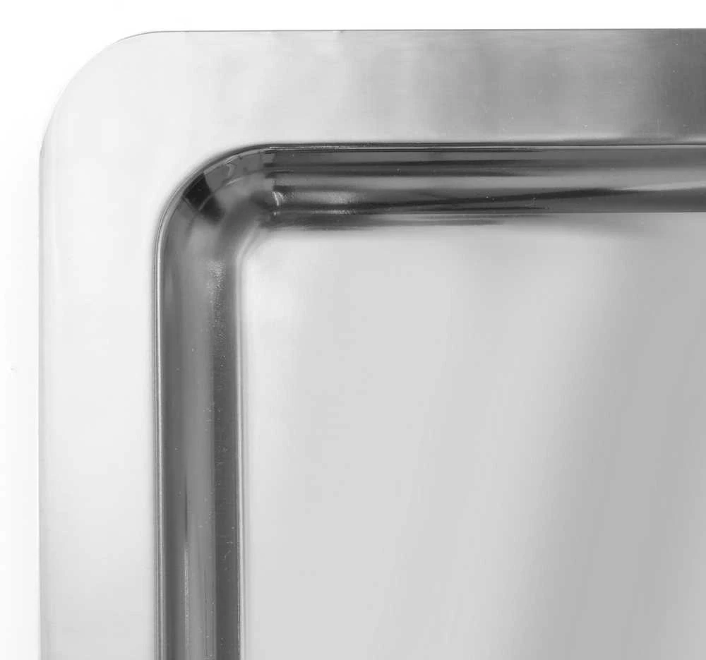 Ekrano padėklas, maisto lėkštė lygiu kraštu GN1/1 aukštis 10mm - Hendi 807705