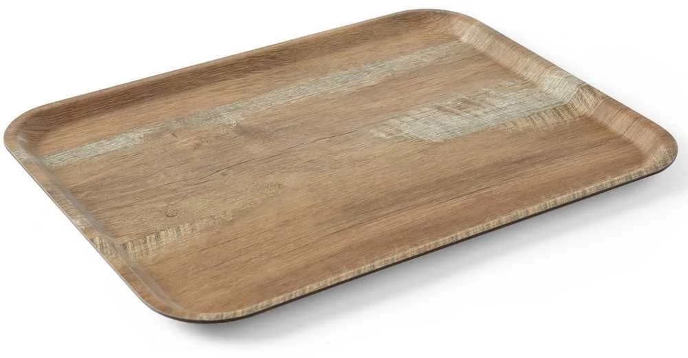 Serviravimo padėklas su medžio spauda, ąžuolas 370x530mm Hendi 508947