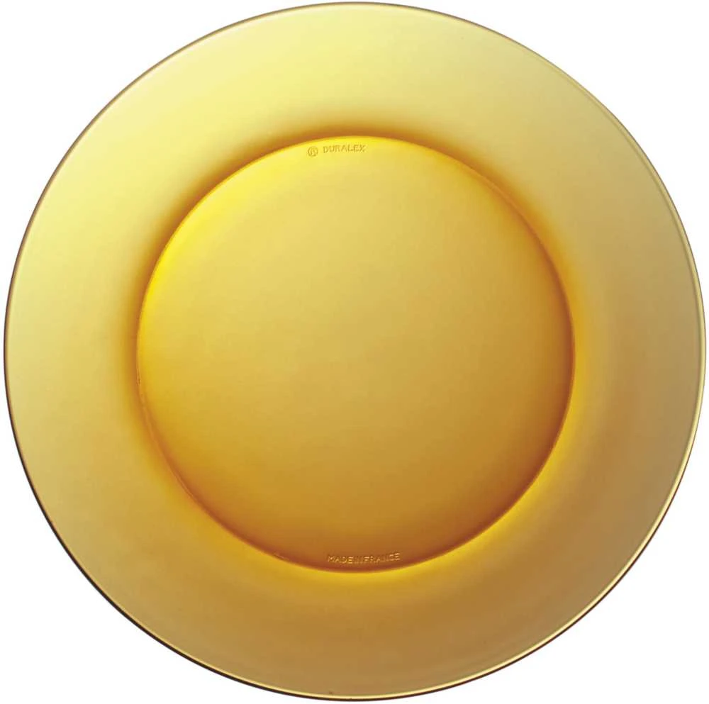 Talerz deserowy Duralex LYS AMBER oranžinė śr. 190 mm - komplektas 6 vnt.