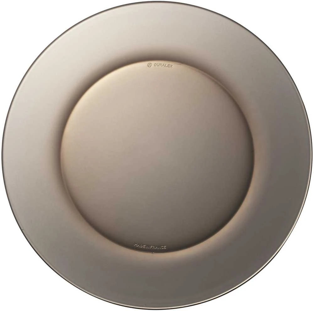 Duralex LYS SEPIA lėkštė ruda 235 x 20 mm - rinkinyje 6 vnt.